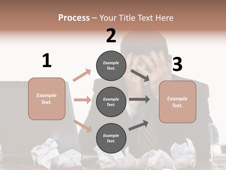 Exhausting Difficult Administration PowerPoint Template