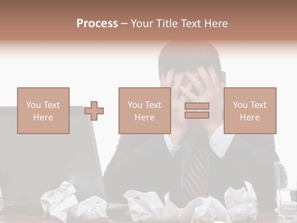 Exhausting Difficult Administration PowerPoint Template