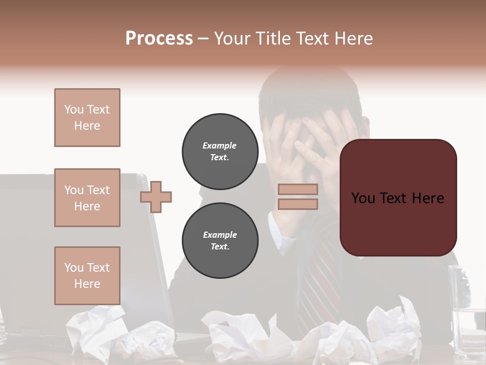 Exhausting Difficult Administration PowerPoint Template