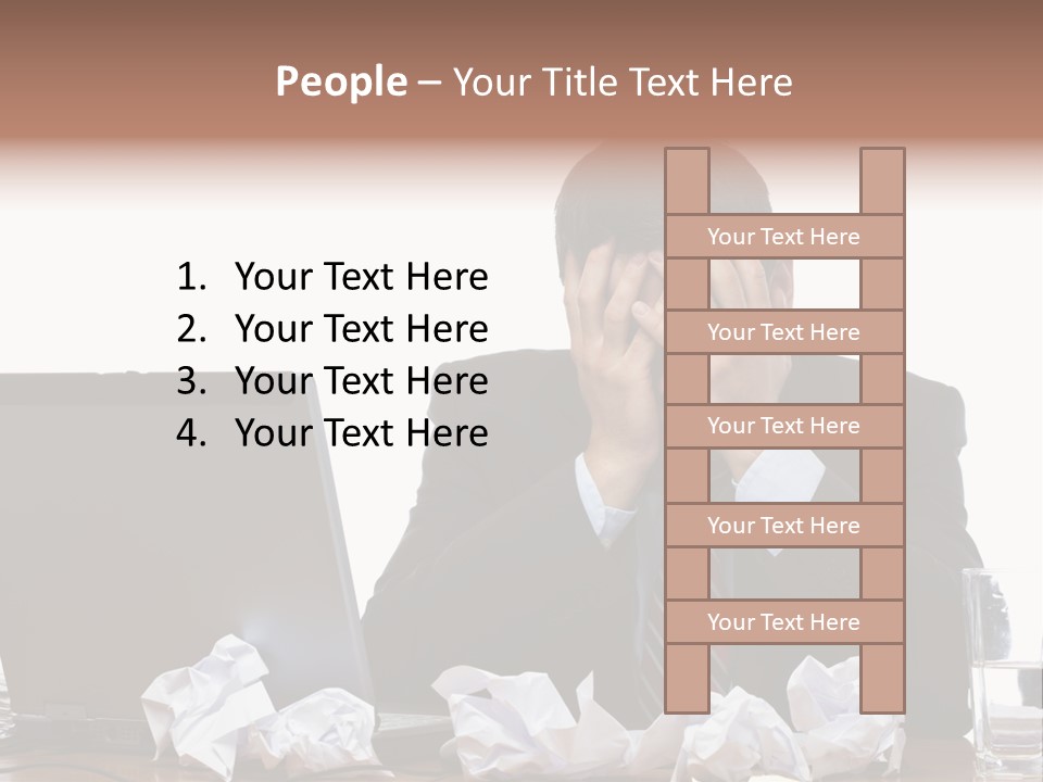 Exhausting Difficult Administration PowerPoint Template