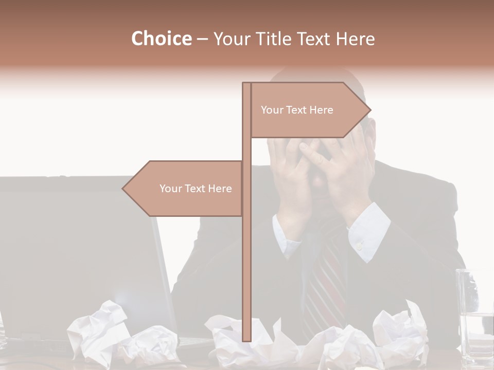 Exhausting Difficult Administration PowerPoint Template