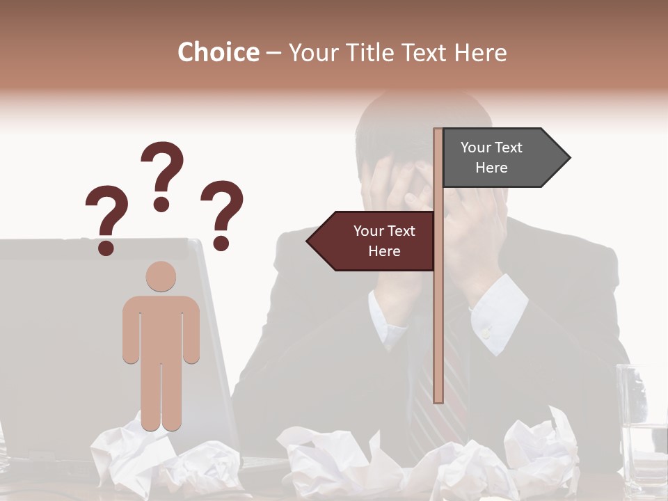Exhausting Difficult Administration PowerPoint Template