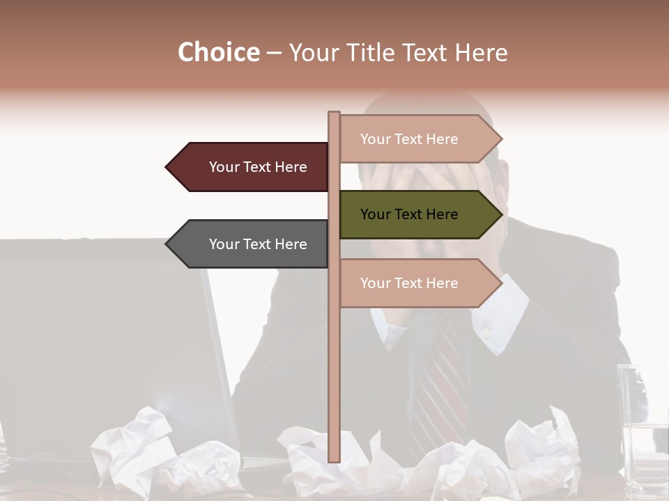 Exhausting Difficult Administration PowerPoint Template