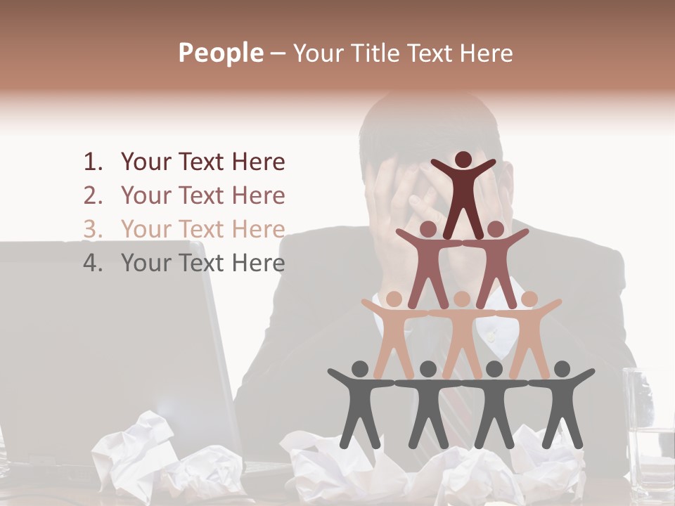 Exhausting Difficult Administration PowerPoint Template