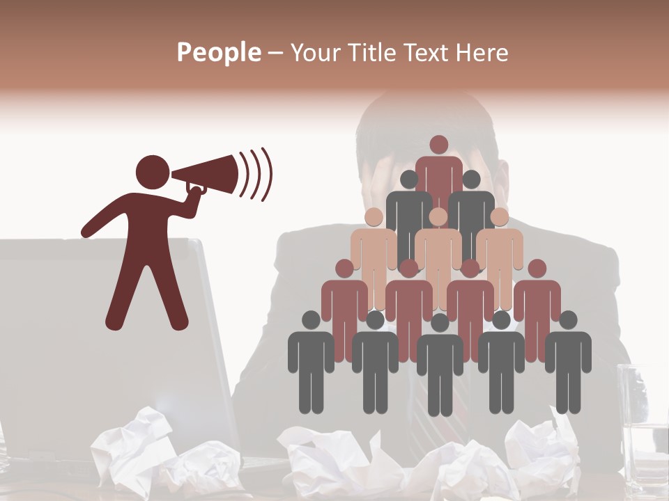 Exhausting Difficult Administration PowerPoint Template