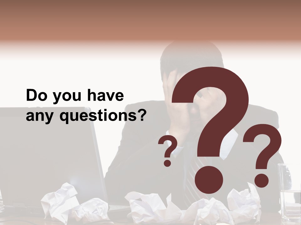 Exhausting Difficult Administration PowerPoint Template