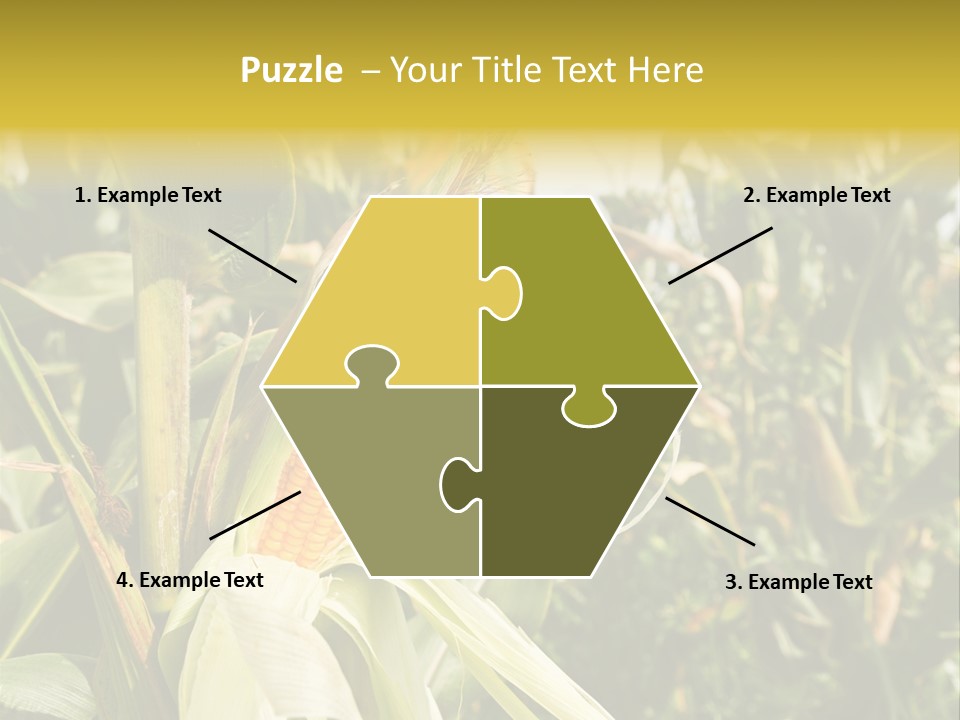 Vitamin Cerealy Green PowerPoint Template