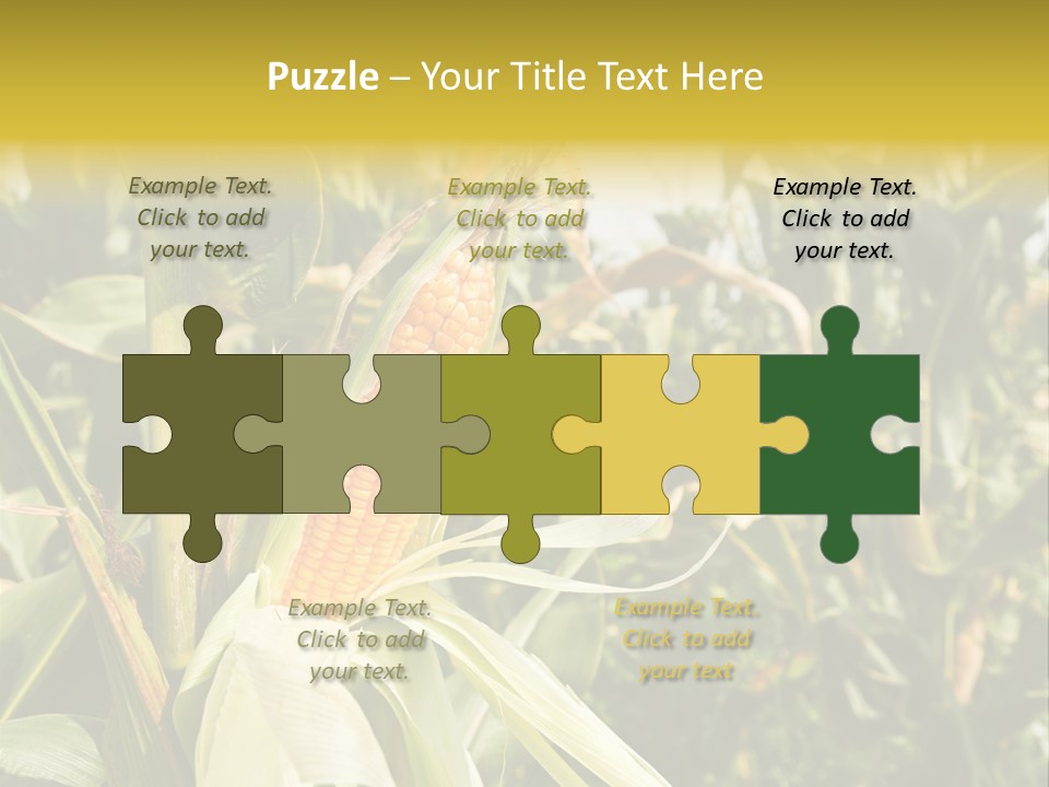 Vitamin Cerealy Green PowerPoint Template