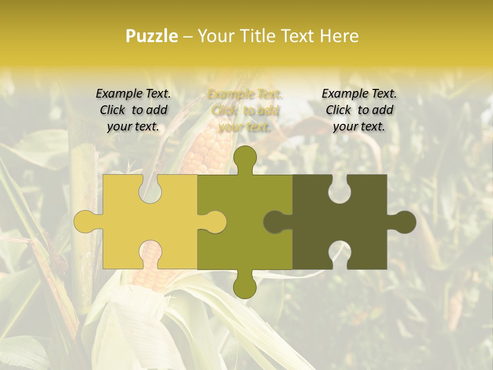 Vitamin Cerealy Green PowerPoint Template