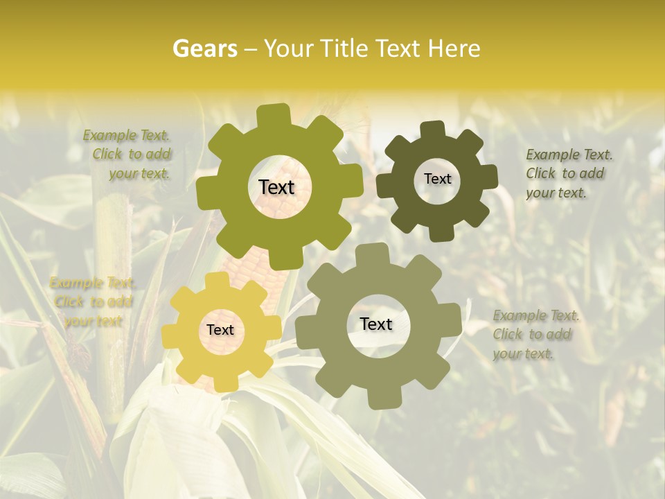 Vitamin Cerealy Green PowerPoint Template