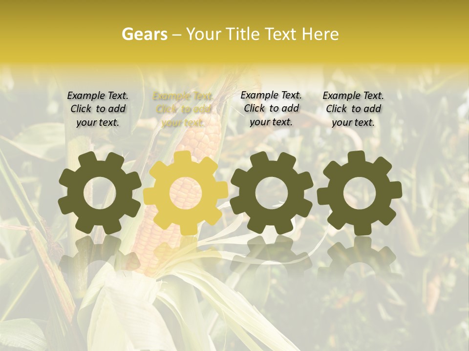 Vitamin Cerealy Green PowerPoint Template