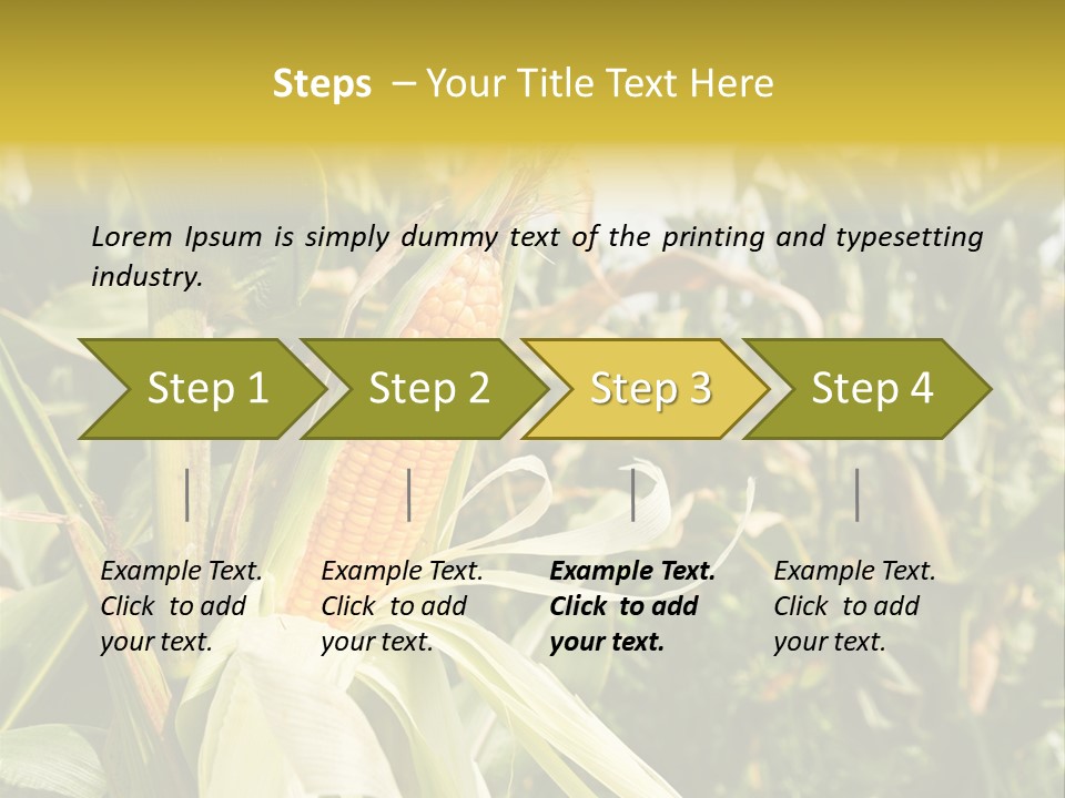 Vitamin Cerealy Green PowerPoint Template