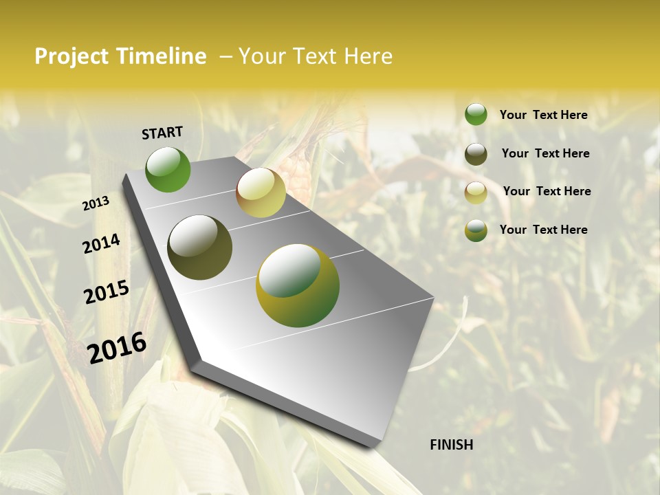 Vitamin Cerealy Green PowerPoint Template