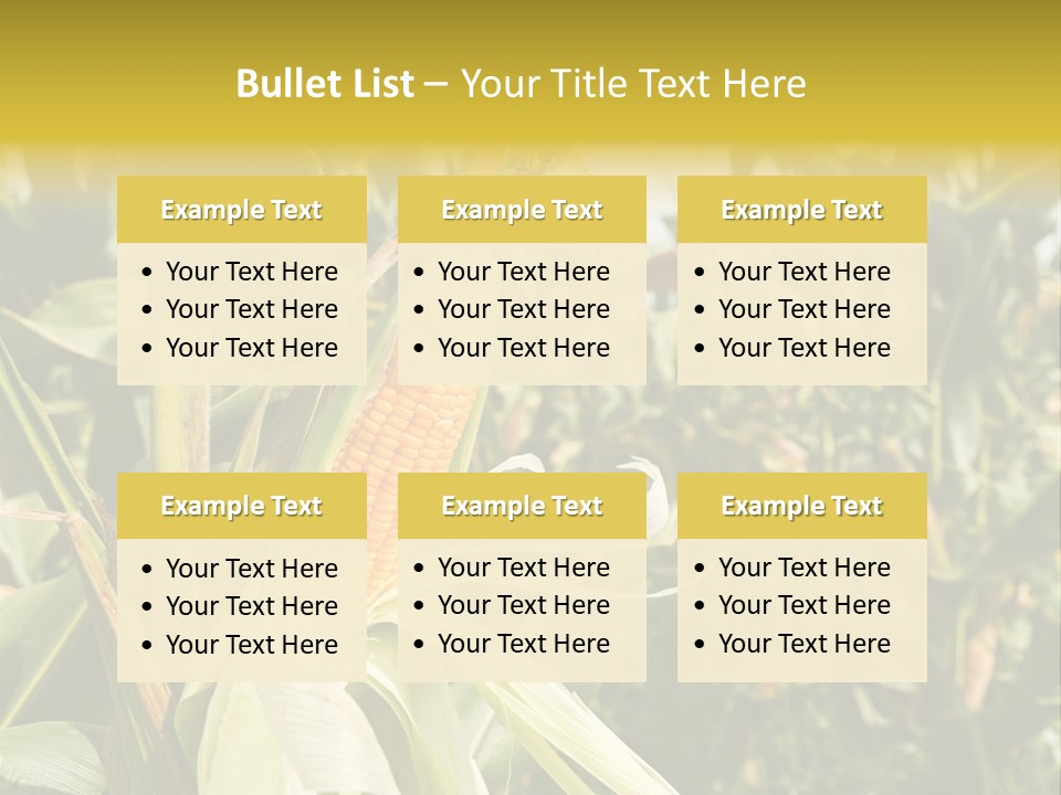 Vitamin Cerealy Green PowerPoint Template