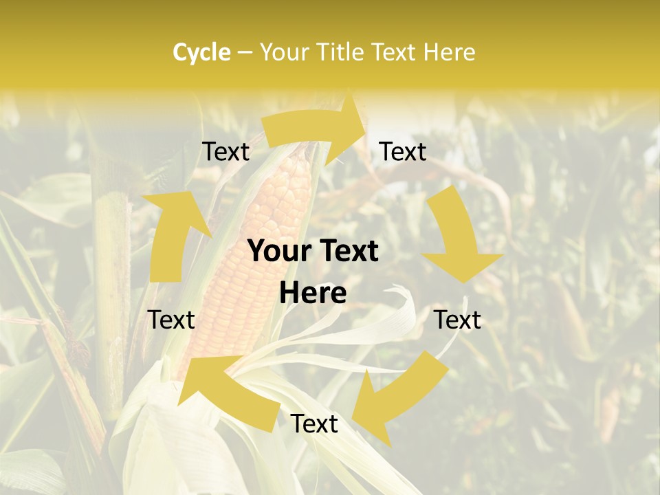 Vitamin Cerealy Green PowerPoint Template