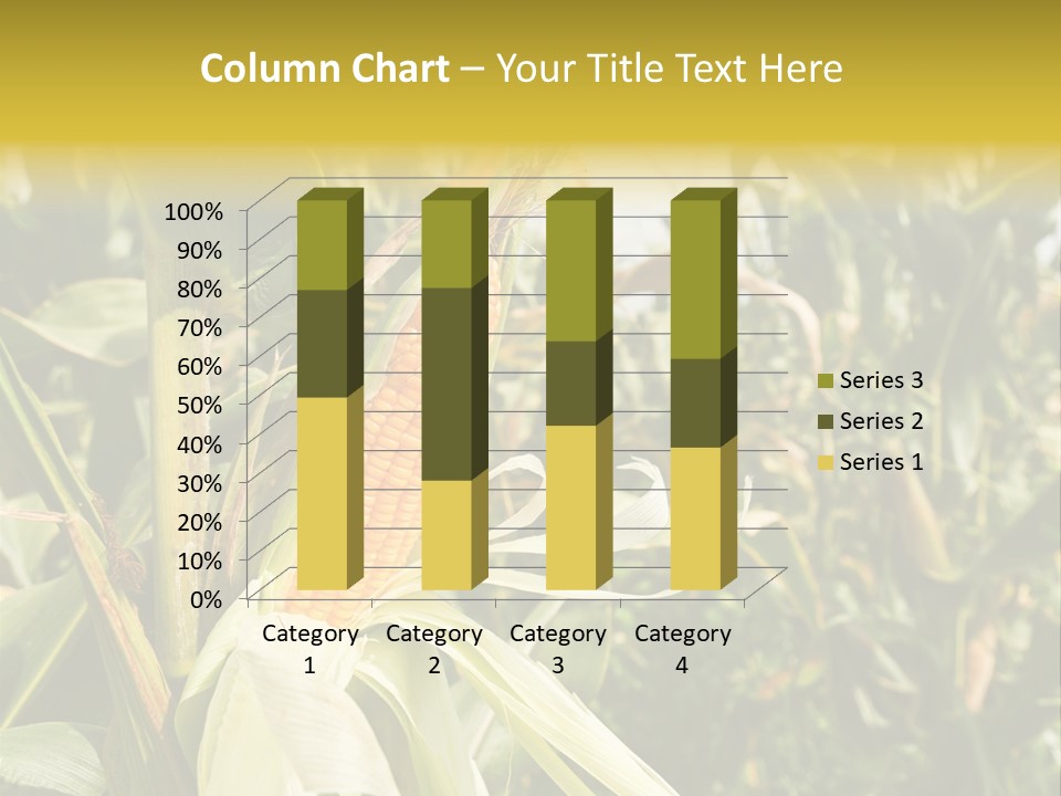 Vitamin Cerealy Green PowerPoint Template