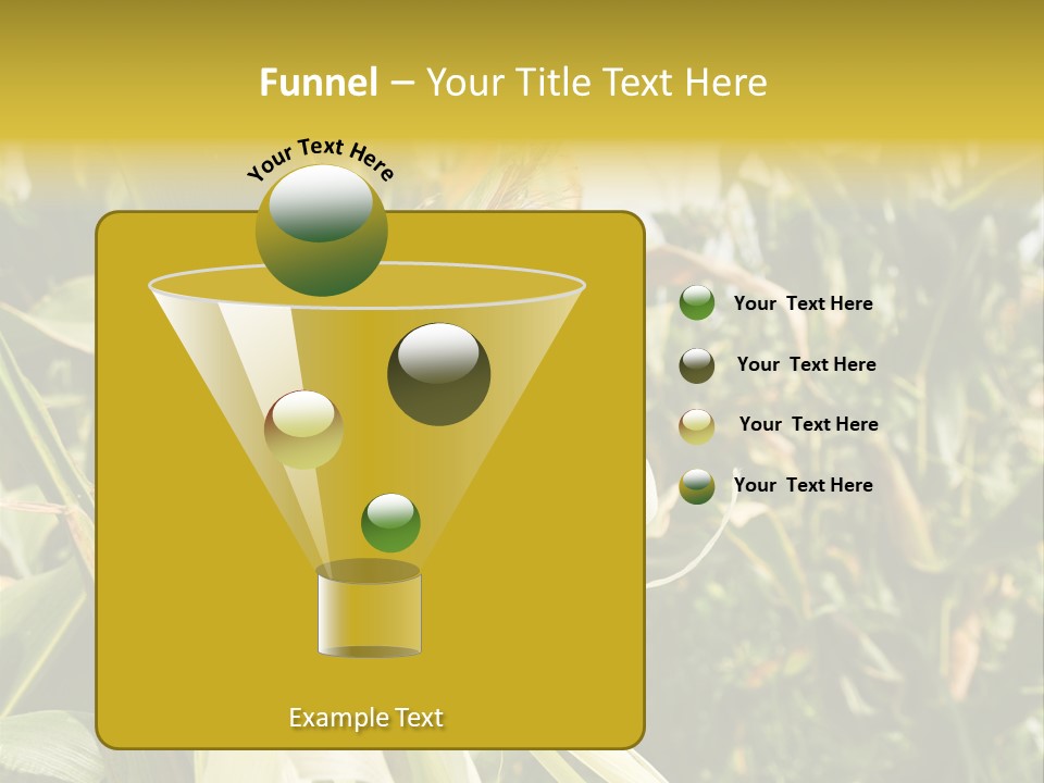 Vitamin Cerealy Green PowerPoint Template