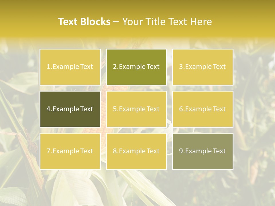 Vitamin Cerealy Green PowerPoint Template