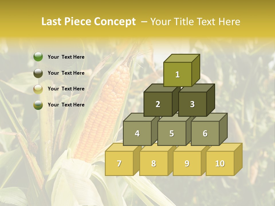 Vitamin Cerealy Green PowerPoint Template