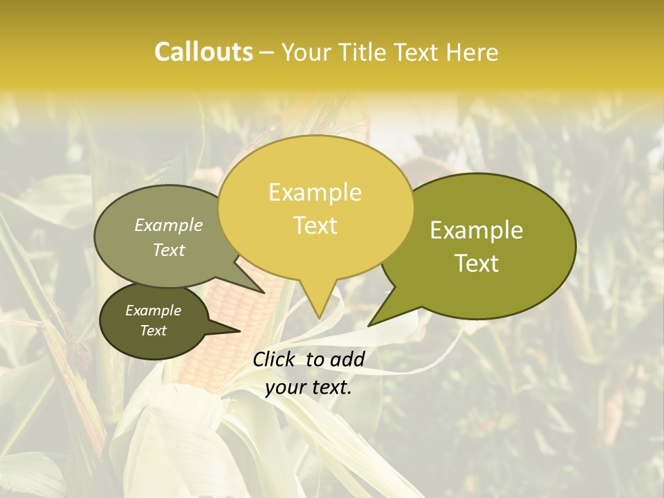 Vitamin Cerealy Green PowerPoint Template