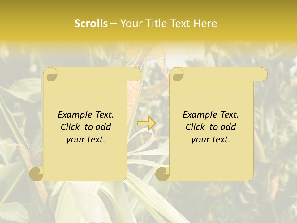 Vitamin Cerealy Green PowerPoint Template