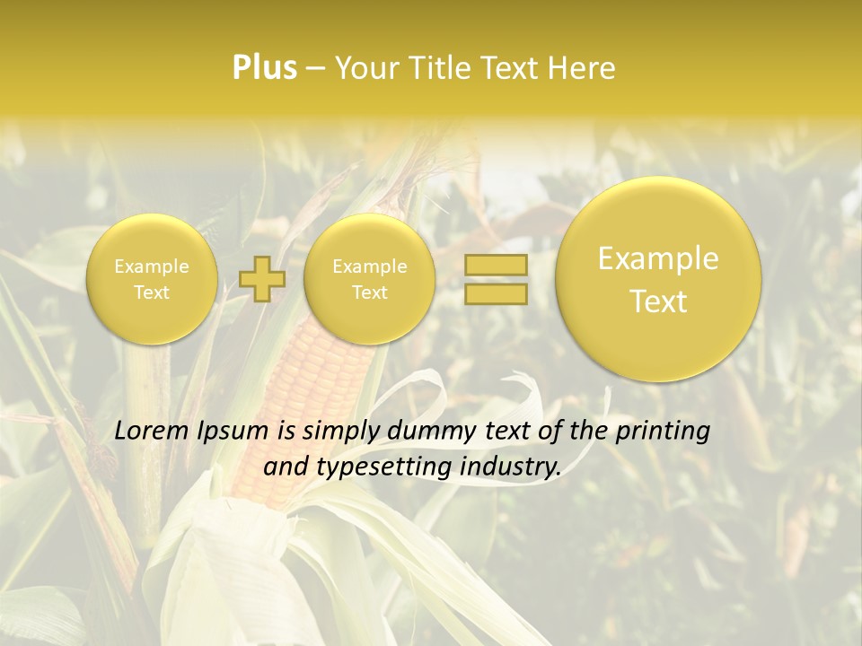 Vitamin Cerealy Green PowerPoint Template