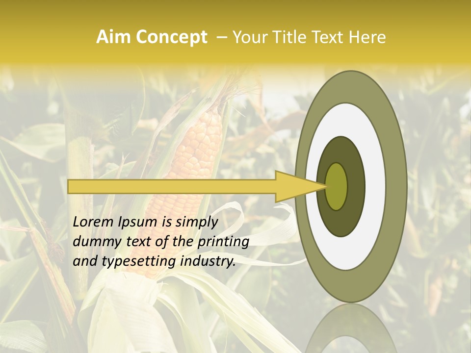 Vitamin Cerealy Green PowerPoint Template