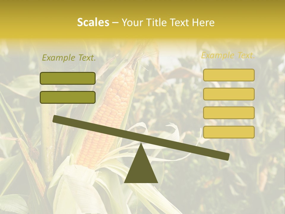 Vitamin Cerealy Green PowerPoint Template