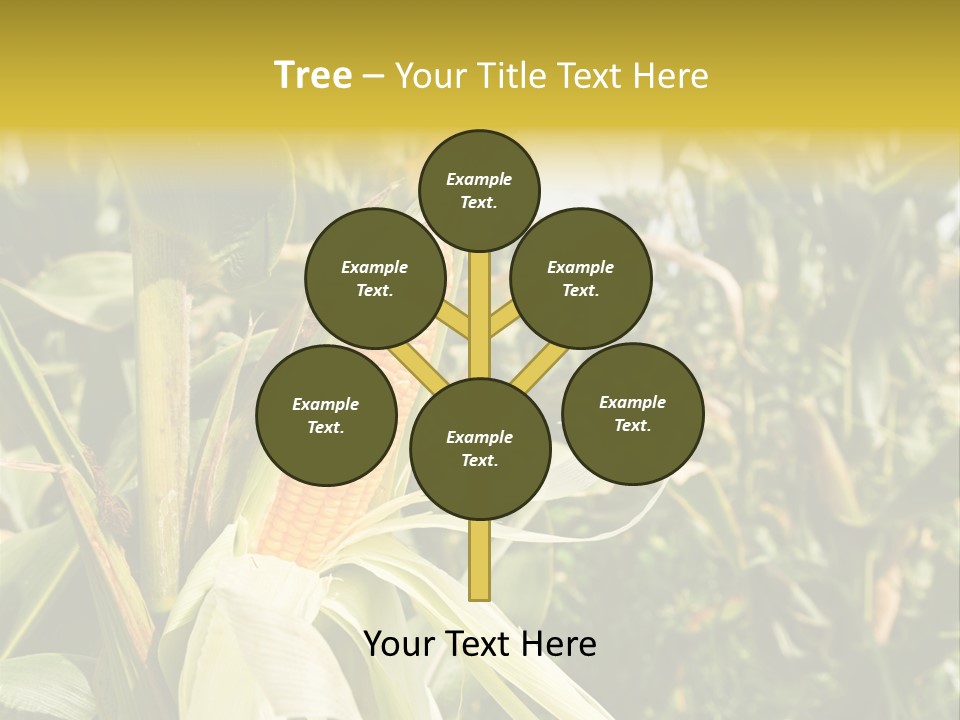 Vitamin Cerealy Green PowerPoint Template