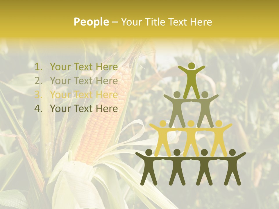 Vitamin Cerealy Green PowerPoint Template