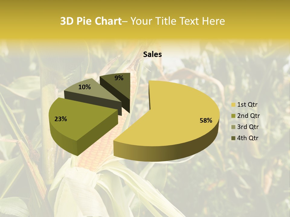 Vitamin Cerealy Green PowerPoint Template