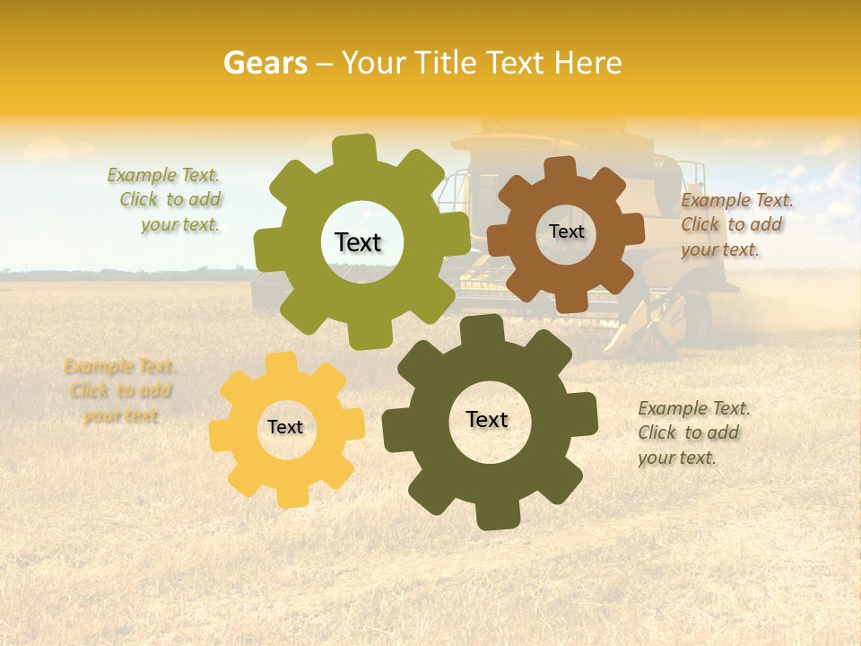 Heavy Flour Ear PowerPoint Template