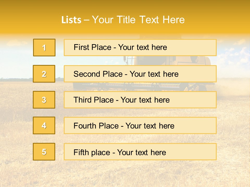 Heavy Flour Ear PowerPoint Template