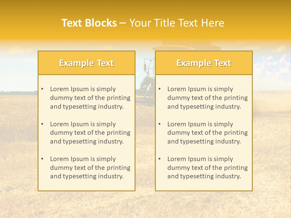 Heavy Flour Ear PowerPoint Template