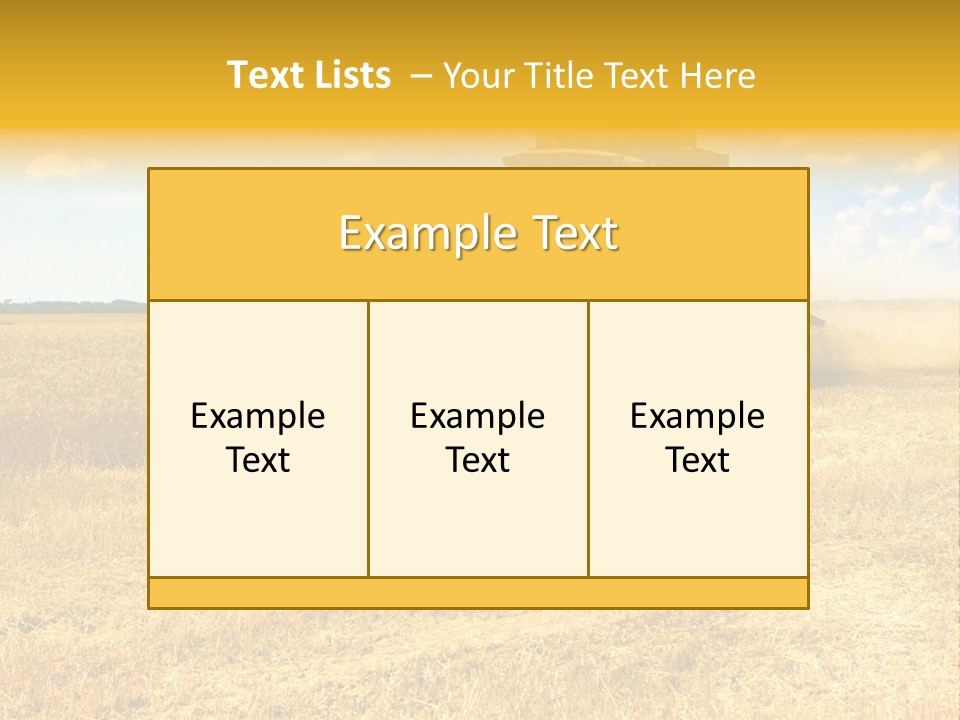 Heavy Flour Ear PowerPoint Template