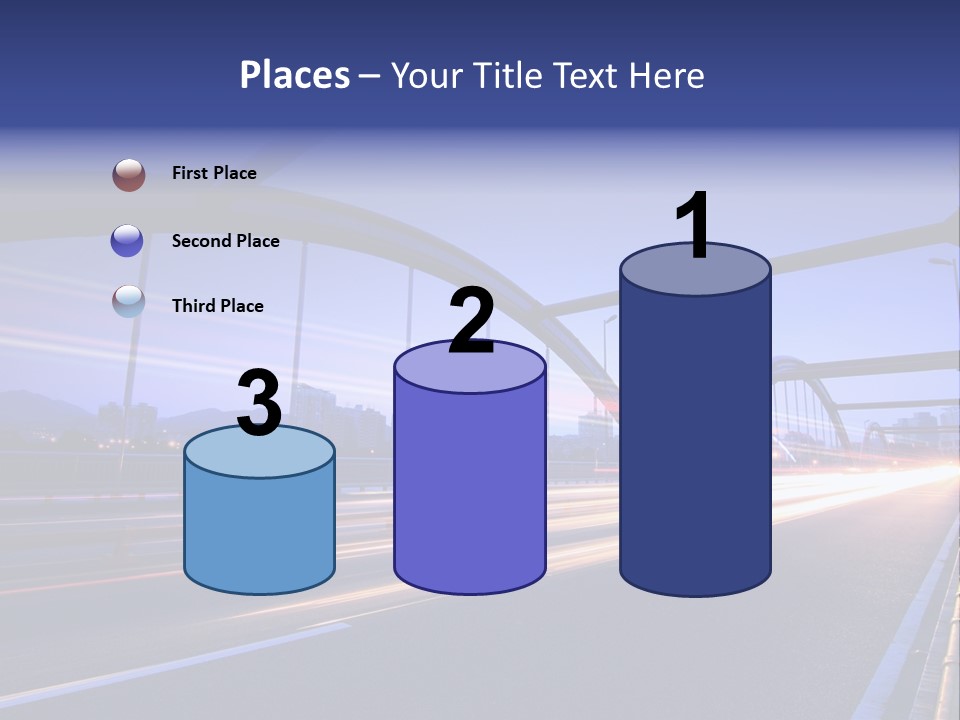 Blurry Urban Busy PowerPoint Template