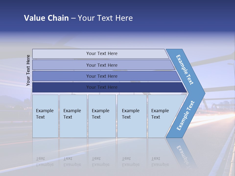 Blurry Urban Busy PowerPoint Template