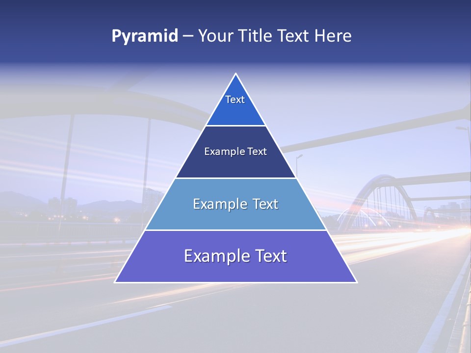 Blurry Urban Busy PowerPoint Template