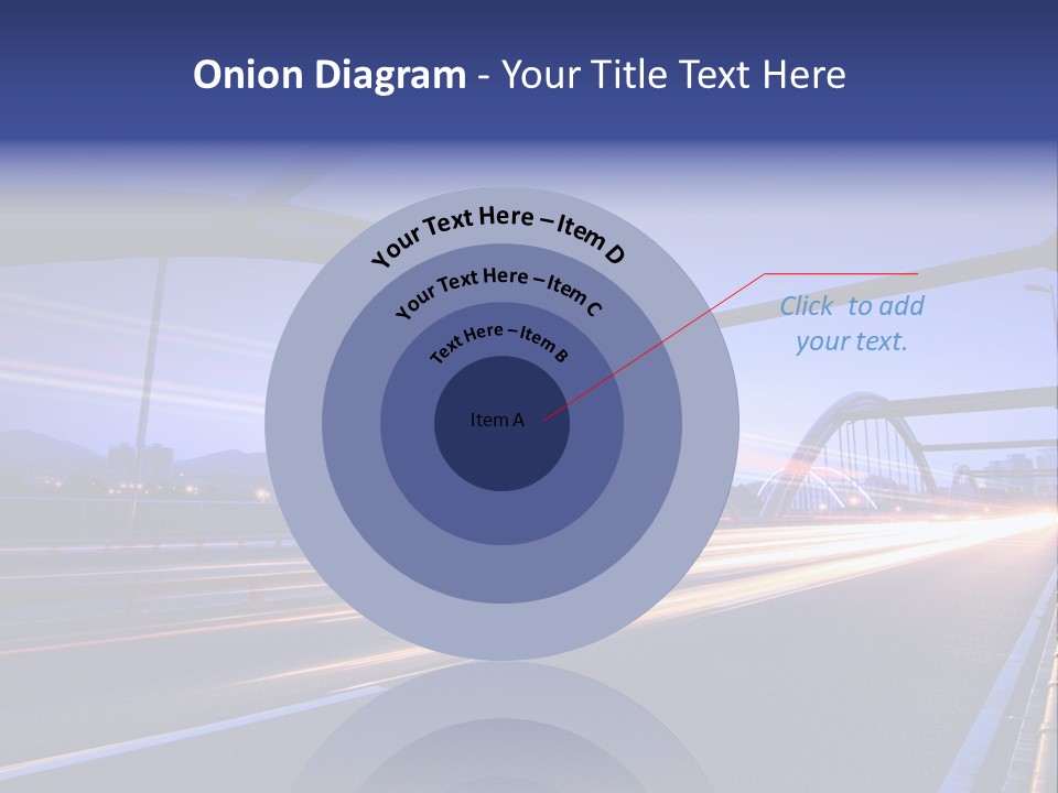 Blurry Urban Busy PowerPoint Template