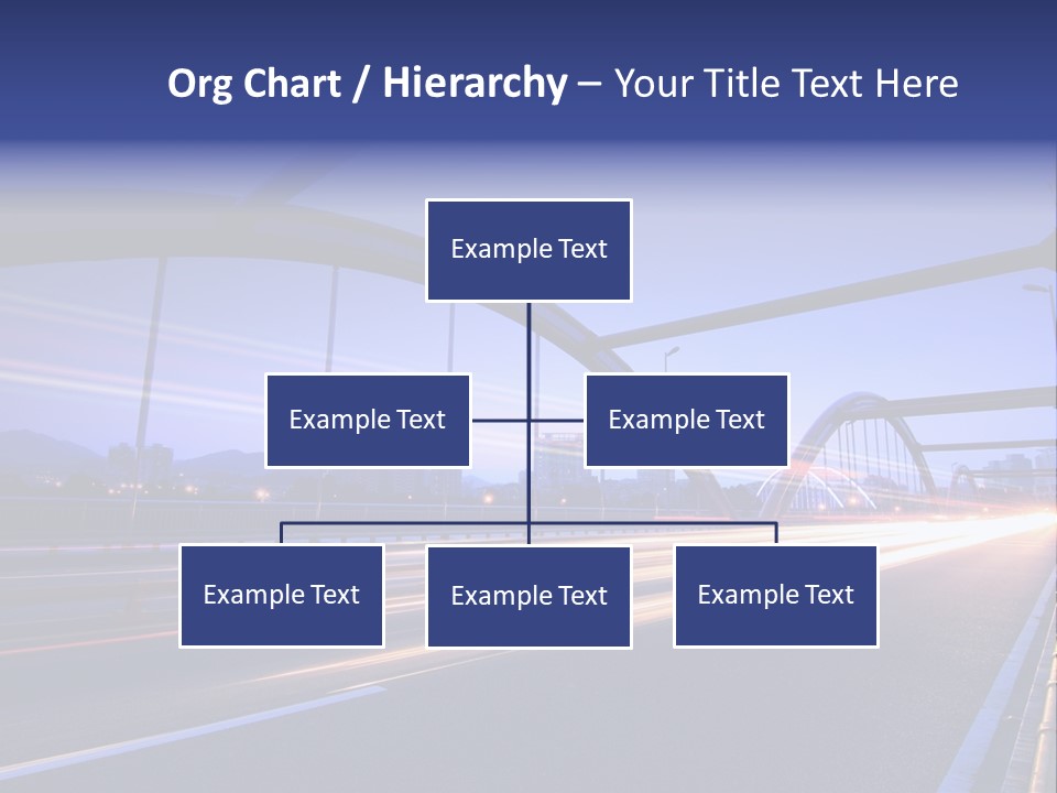 Blurry Urban Busy PowerPoint Template