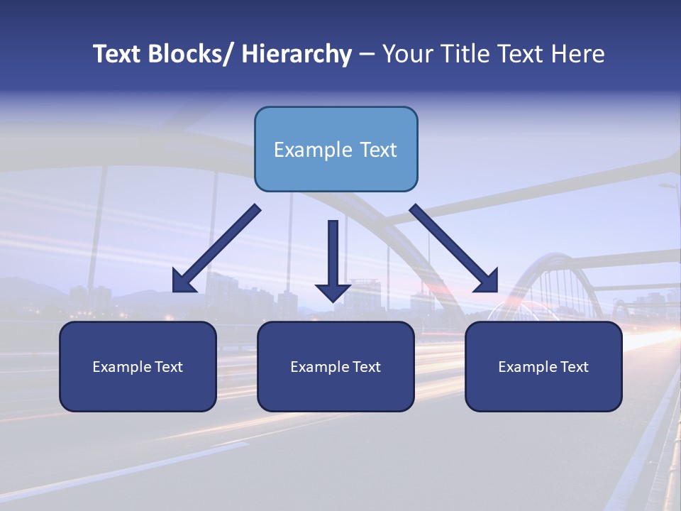 Blurry Urban Busy PowerPoint Template