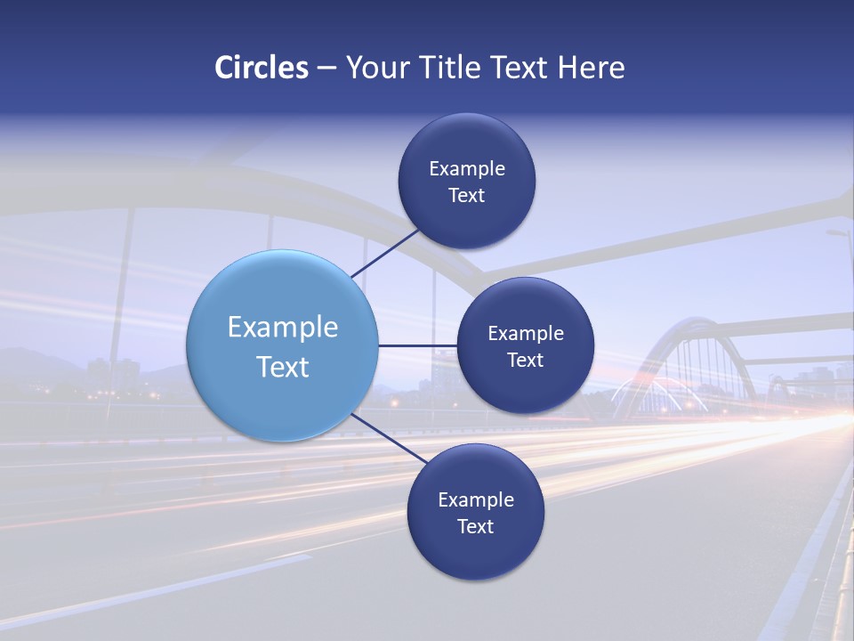Blurry Urban Busy PowerPoint Template