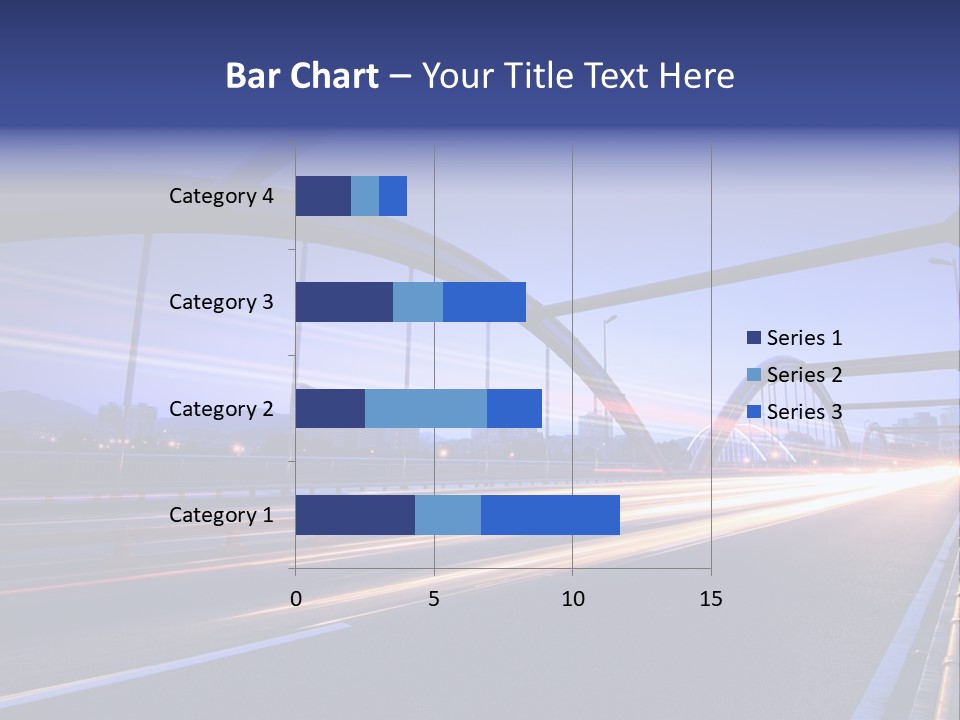 Blurry Urban Busy PowerPoint Template