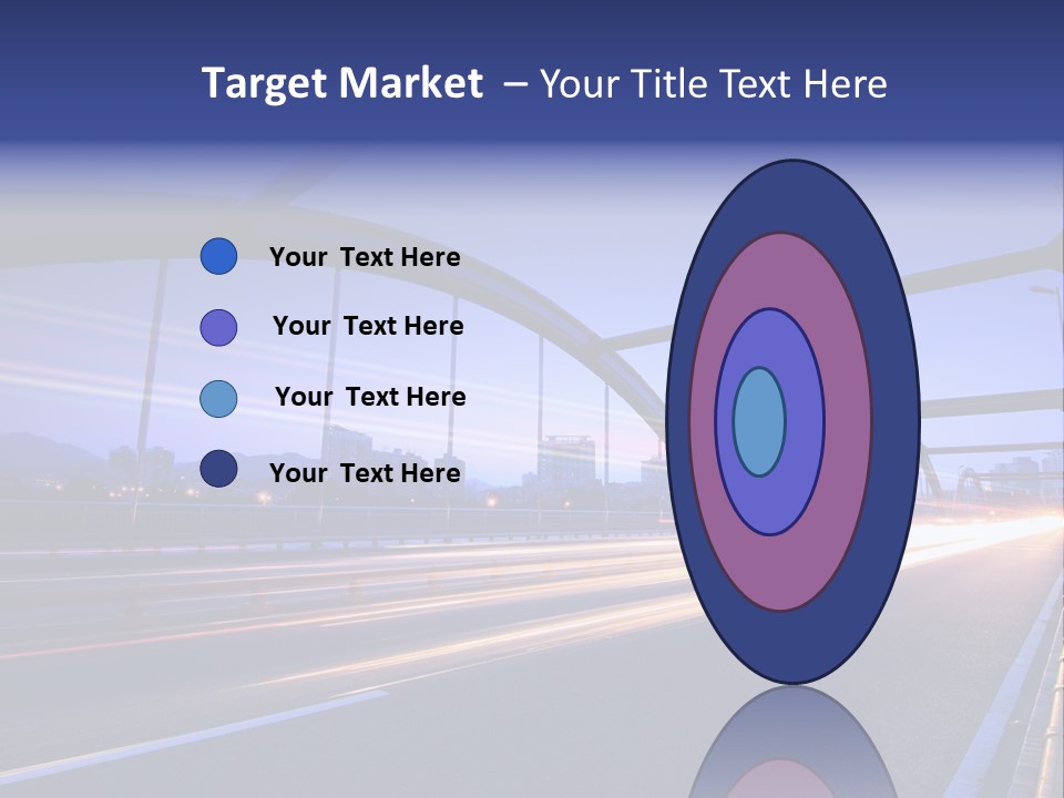 Blurry Urban Busy PowerPoint Template