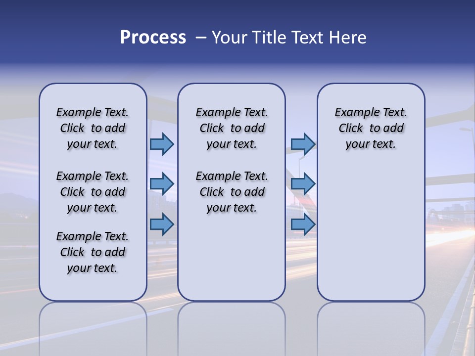 Blurry Urban Busy PowerPoint Template