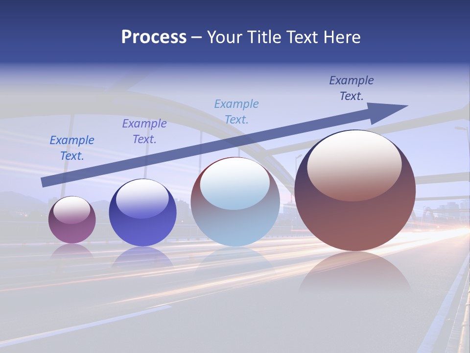 Blurry Urban Busy PowerPoint Template