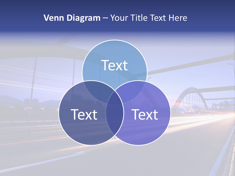 Blurry Urban Busy PowerPoint Template