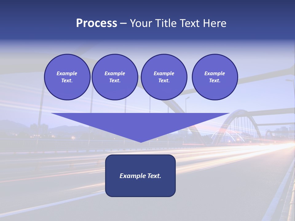 Blurry Urban Busy PowerPoint Template