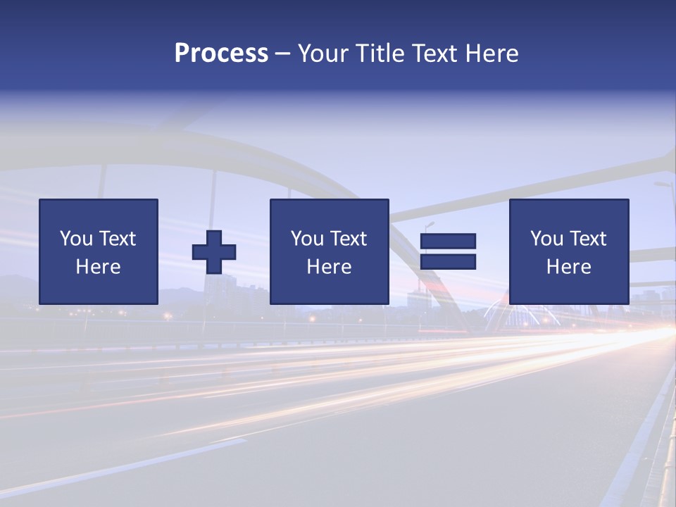 Blurry Urban Busy PowerPoint Template