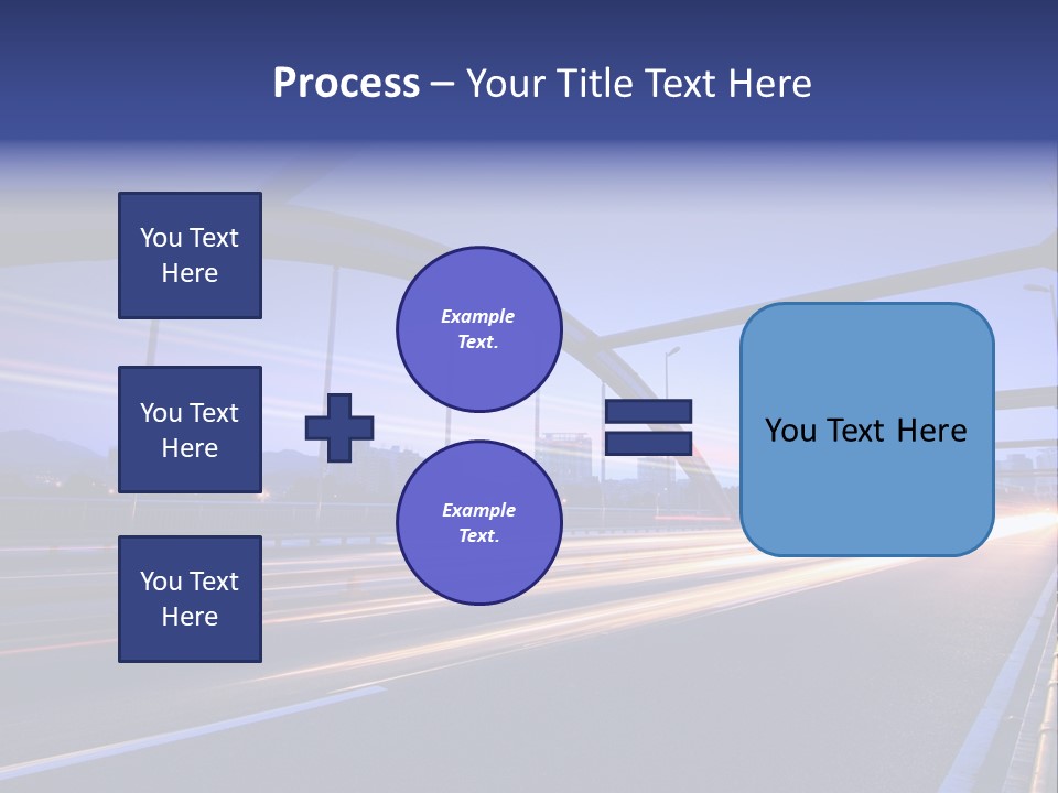 Blurry Urban Busy PowerPoint Template
